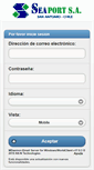 Mobile Screenshot of mail.seaport.cl