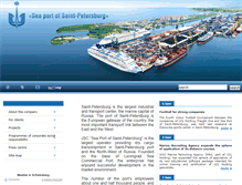 Tablet Screenshot of en.seaport.spb.ru